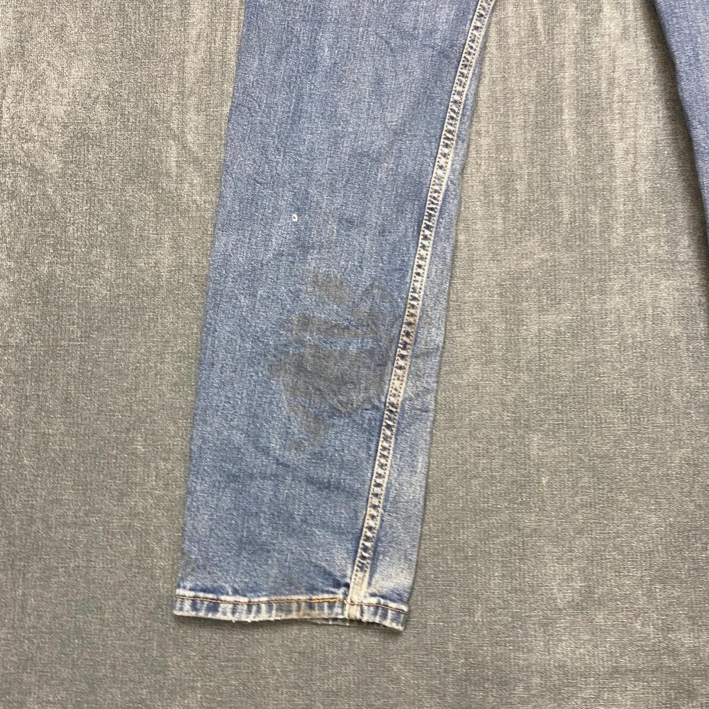 Levi's 514 Jeans Men 30x32 Blue Denim Light Wash Everyday Wear Straight Fit Cozy